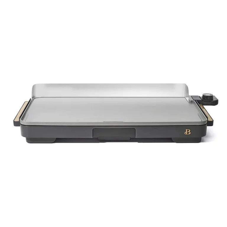 Beautiful XL Electric Griddle 12" x 22", Non-stick, Oyster Grey by Drew Barrymore | Walmart (US)
