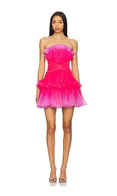 Acler Enford Mini Dress in Orchid Embrace from Revolve.com | Revolve Clothing (Global)