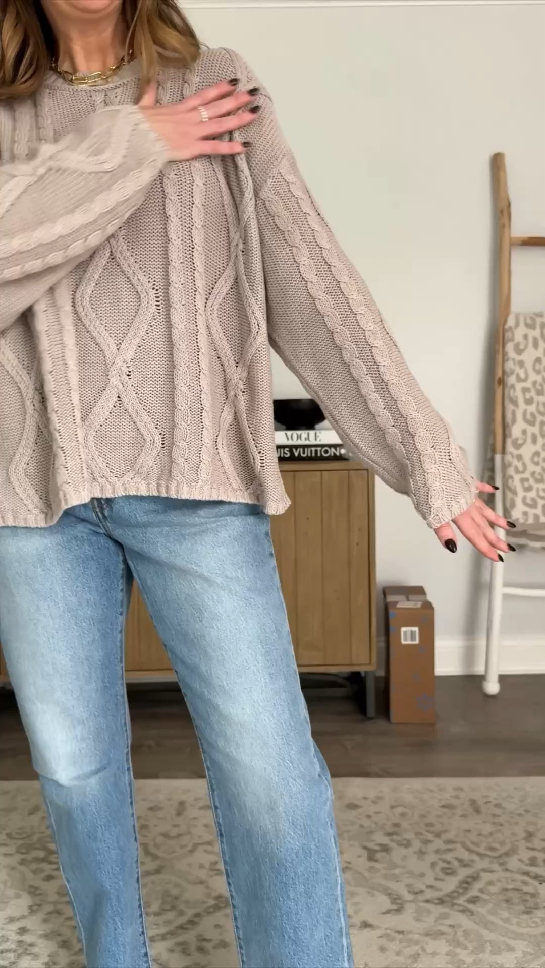 This beautiful cable knit is just $20 and has been restocked! 

#LTKOver40 #LTKootd #LTKFindsUnder50