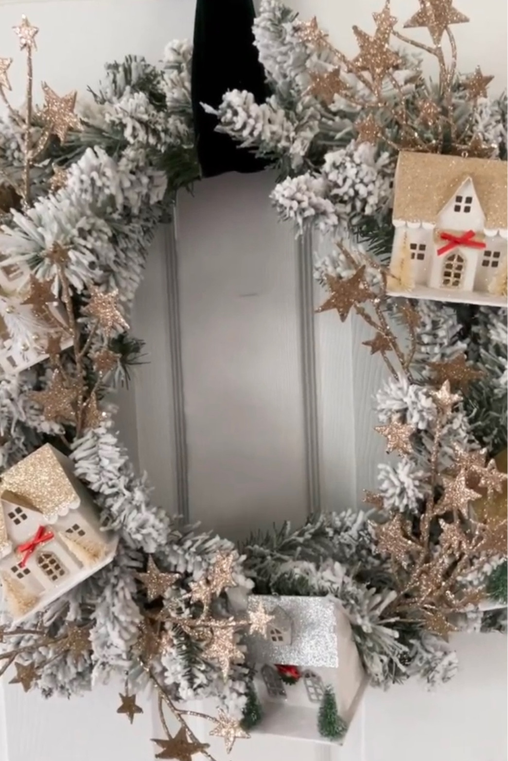 A left over wreath form, scraps of ribbon and garland, and some $3 ornaments ✨ This wreath is super easy to put together and makes a great gift!

#LTKSeasonal #LTKhome #LTKHoliday