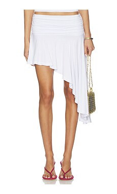 superdown Katrina Asymmetrical Skirt in White from Revolve.com | Revolve Clothing (Global)