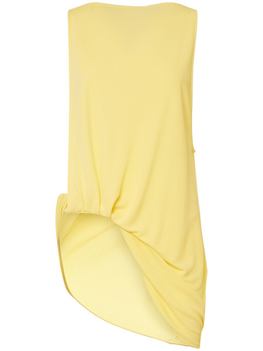 Le Haut Peplo draped satin top | Luisaviaroma