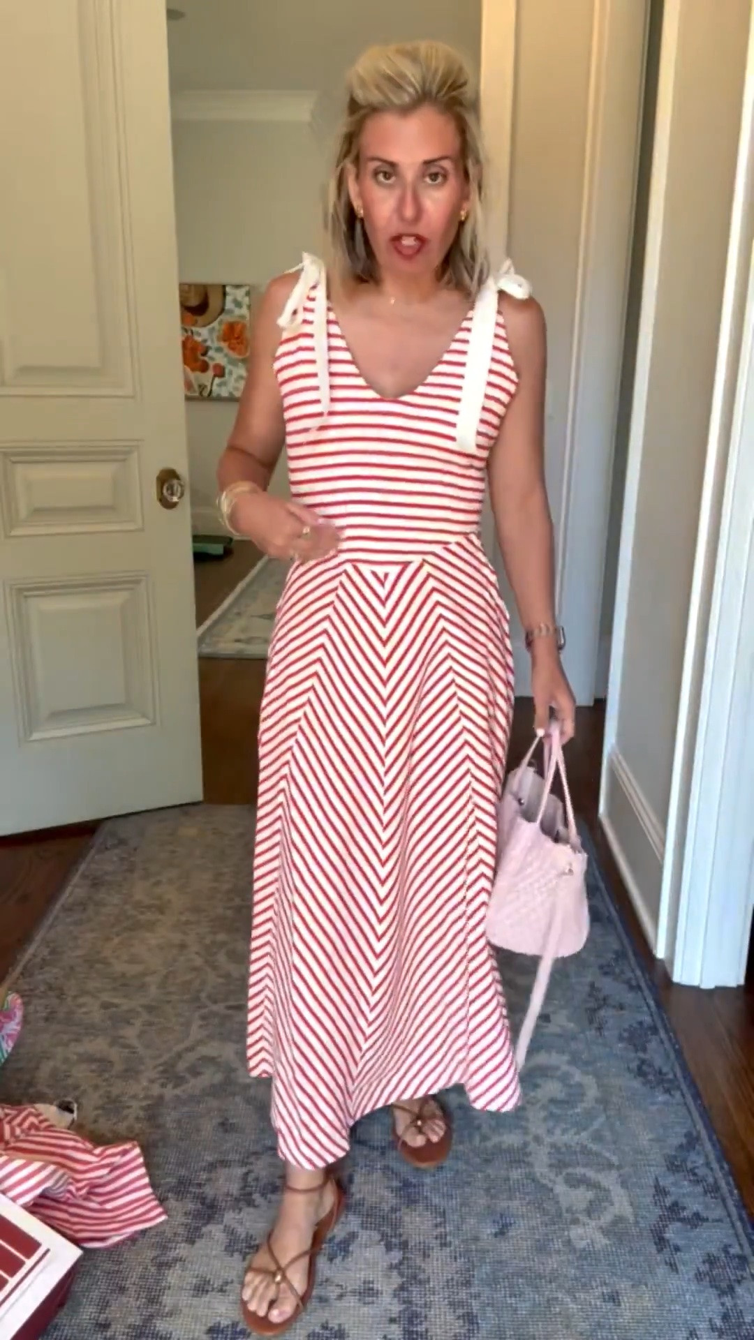 Yall I got this dress for my girls, but I’m totally keeping it! It’s knit and has pockets & it’s a huge yes! I’m in xs & 8 sandal tts.

#LTKdayinmylife #LTKOver40 #LTKSeasonal