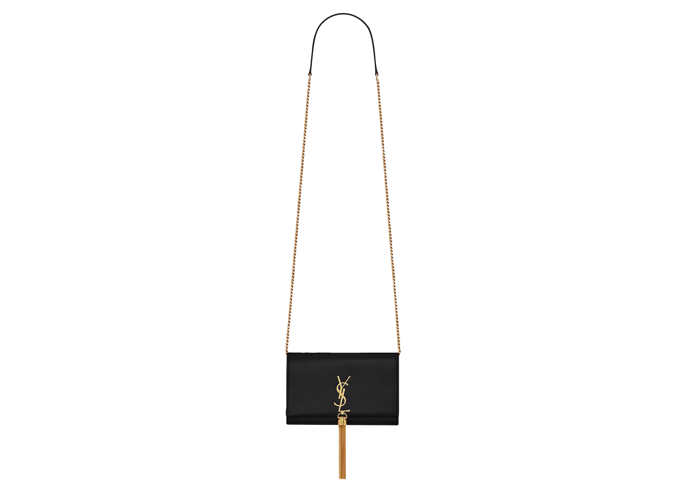 Saint Laurent Kate Tassel Chain Bag Black | StockX