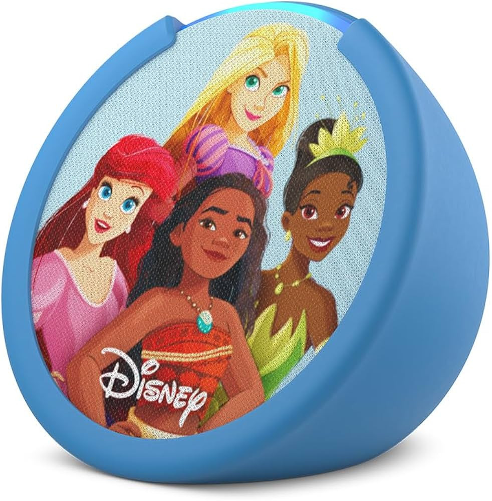 Amazon Echo Pop Kids (newest model), Designed for kids, with Alexa+ Early Access, parental controls, Includes 6 months of Amazon Kids+, Disney Princess | Amazon (US)
