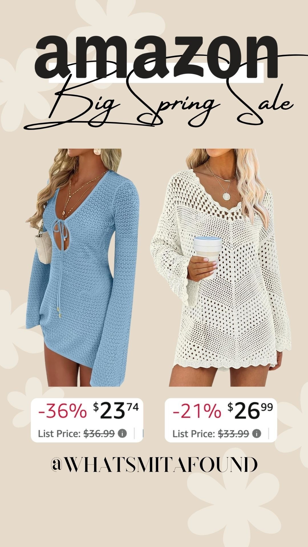 Cutest cover ups on major sale today at Amazon! 

#LTKU #LTKSaleAlert #LTKSeasonal