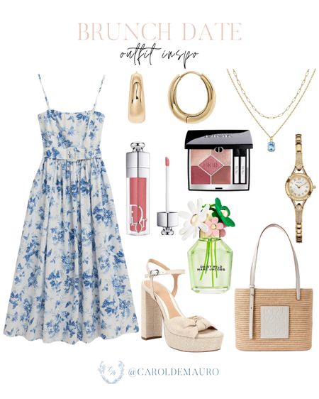 This floral blue sleeveless midi dress is absolutely adorable to wear to any event this Spring and Summer! Pair it with this oat ankle strap heels, rattan bag, gold accessories, and more!
#classiclook #petitestyle #timesslessfashion #outfitidea

#LTKSeasonal #LTKitbag #LTKstyletip
