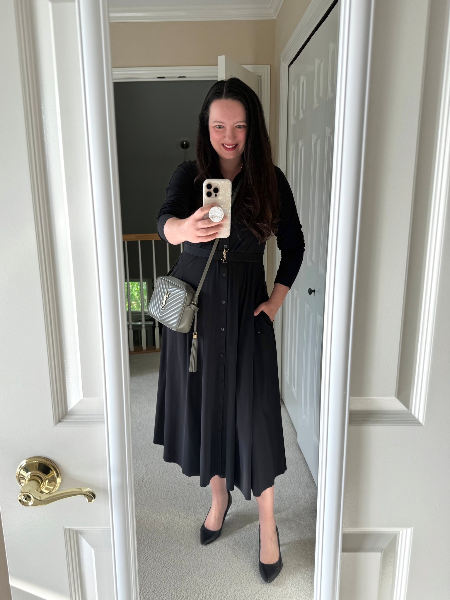 I love how fashion can spark creativity!  I’ve been wanting a YSL logo belt, but I didn’t love the current belt styles, so I got creative💡and bought a YSL brooch and pinned it to a belt!  It’s perfect!  Love that it’s such a versatile item I can use as a brooch or a belt!  Can’t wait to wear it many different ways!  This is the 5cm brooch - the PERFECT size for a belt!  Just be careful to ensure you’re buying the right size, as this brooch comes in a larger size, also.  I’ve linked the exact brooch and belt. 

#LTKStyleTip #LTKMidsize #LTKWorkwear