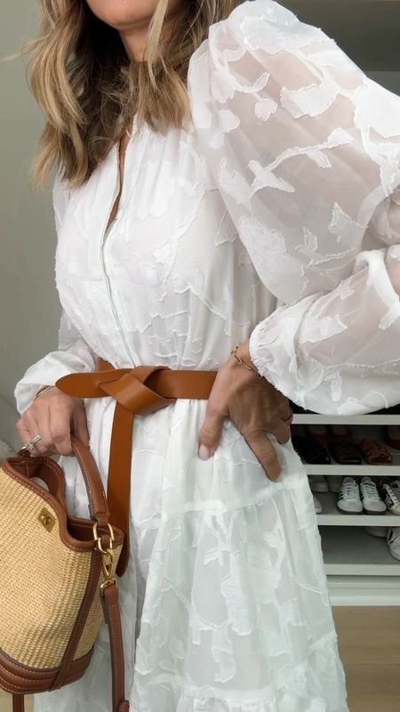 -Amazon white dress with the prettiest details! Sz S  wear it belted or loose. 
-Target Spring dress with sheer sleeves. 
-Target black crepe dress that has beautiful details and fit! So impressed! Wearing XS

-Wearing Isabelle Marant belt sz M 
I linked look for less too. 


#LTKfindsunder50 #LTKwedding #LTKover40
