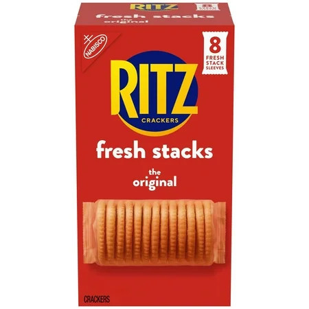 RITZ Fresh Stacks Original Crackers, Travel Snacks, 11.8 oz (8 Multi Snack Packs) | Walmart (US)