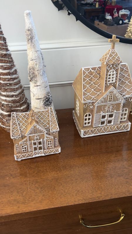 I found the viral gingerbread houses from the At Home stores! LOVE THEM! Best neutral Christmas decorations, inexpensive, and they light up!

#LTKHoliday #LTKSeasonal #LTKhome