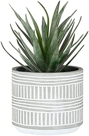 Desk Plant 8 Inch Artificial Plants in Pot, Realistic Faux Plant Decor, Fake Potted Plants for Bedro | Amazon (US)