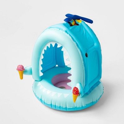 Lil' Canopy Shark Float Light Blue - Sun Squad™ | Target