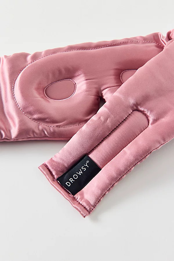 Drowsy Sleep Co. Eyelash Protecting Sleep Mask in Rose at Urban Outfitters | Urban Outfitters (US and RoW)