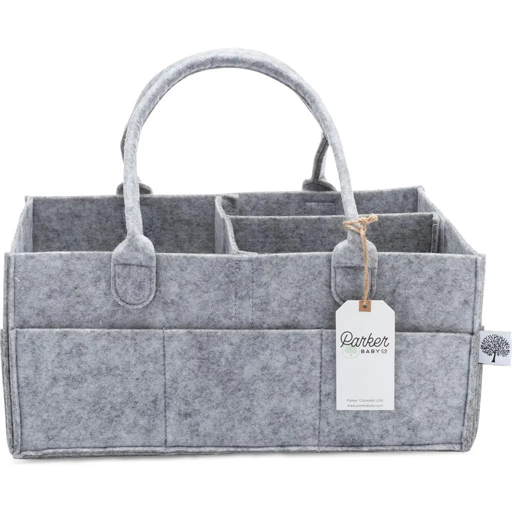 Parker Baby Co. Diaper Caddy in Gray at Nordstrom, Size Medium | Nordstrom