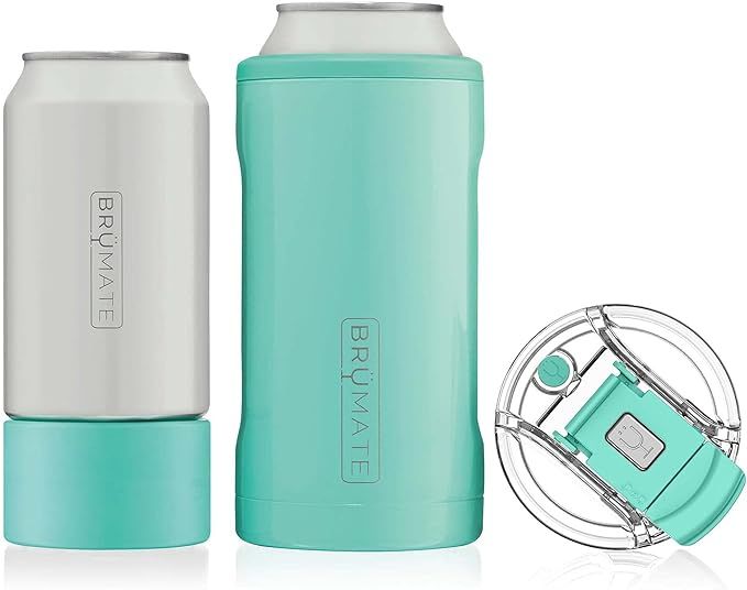 BrüMate HOPSULATOR TRíO 3-in-1 Stainless Steel Insulated Can Cooler, Works With 12 Oz, 16 Oz Ca... | Amazon (US)