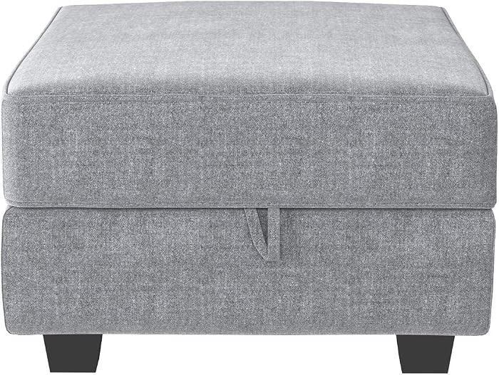 HONBAY Square Ottoman Module for Modular Sofa Couch, Square Ottoman with Storage for Sectional Mo... | Amazon (US)