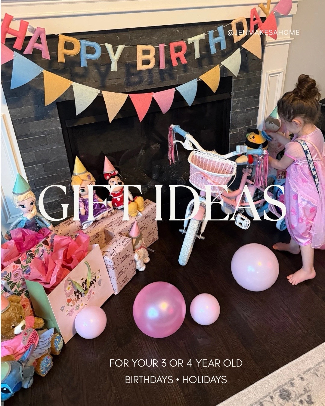 ideas for your toddler 💫 comment GIFT and I will message you the links!

A mix of open-ended toys + pretend play favorites: magnetic tiles, her first “big girl” 14” bike, Melissa & Doug play food + cupcake set, more fun books, and more princess dresses because my 3 year old won’t wear anything else to bed right now 🙈

Save this for future birthdays/holiday gifts!
.
.
.
.


#3yearoldgifts #toddlergiftideas #giftguideforkids #openendedplay 