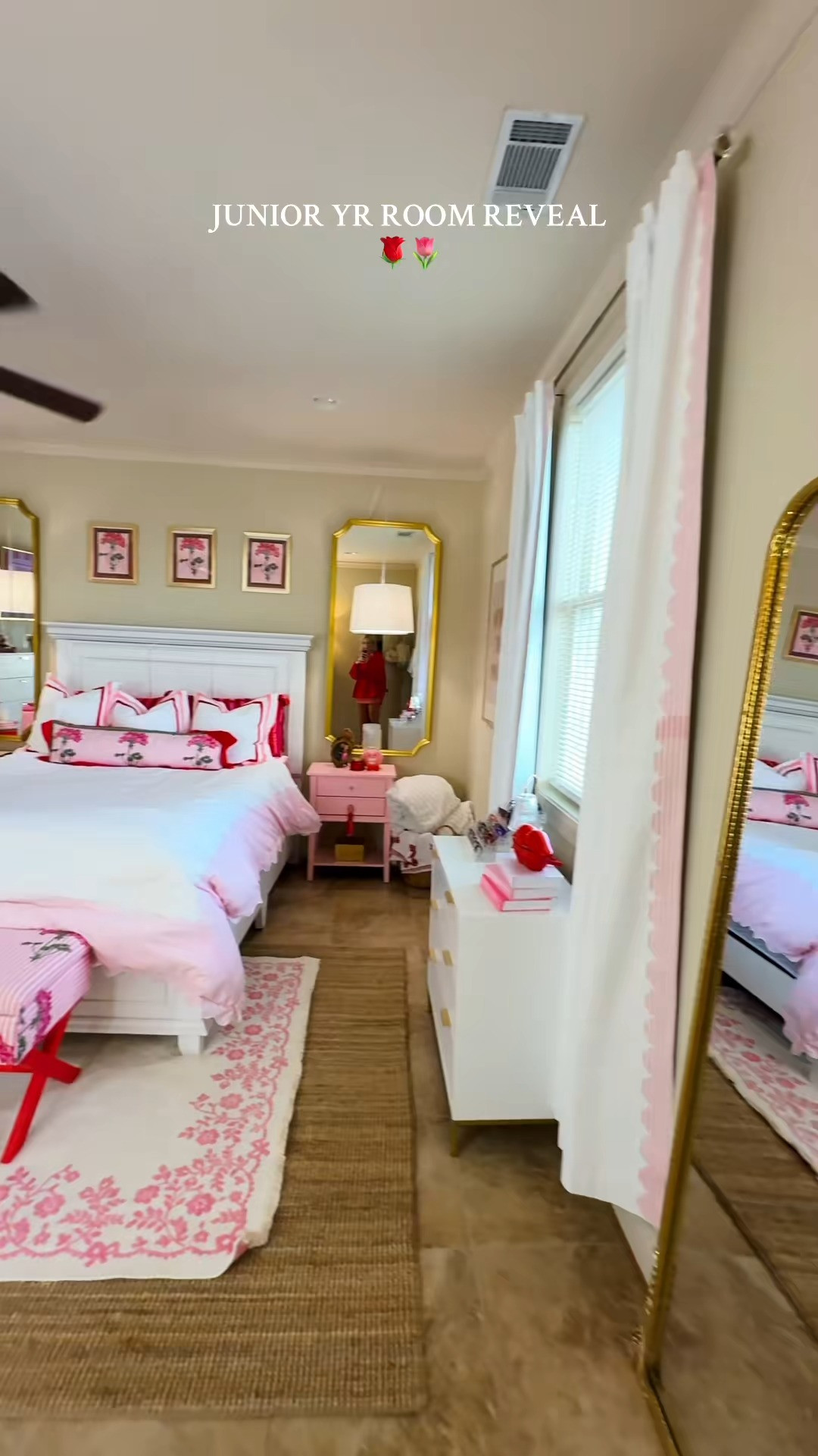 The college bedroom reveal is finally here 💗 Every detail came together exactly how I pictured it — soft, cozy, and a little bit extra. If you're decorating a dorm or first apartment, consider this your inspo for creating a space that actually feels like you.

#CollegeApartmentDecor #BedroomReveal #PinkBedroomInspo #FirstApartmentStyle #SmallSpaceDecor #CozyRoomVibes #LTKHome #LTKCollege #HomeDecorInspo #BedroomAesthetic 

 