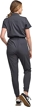 Green Town Scrubs for Women Scrub Jumpsuit - Jogger Pant, 6 Pockets, Easy Care Stretch Fabric Uni... | Amazon (US)