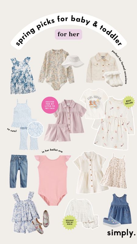 Spring outfits you should check out for your little girl 🫶

#LTKkids #LTKMostLoved #LTKSeasonal