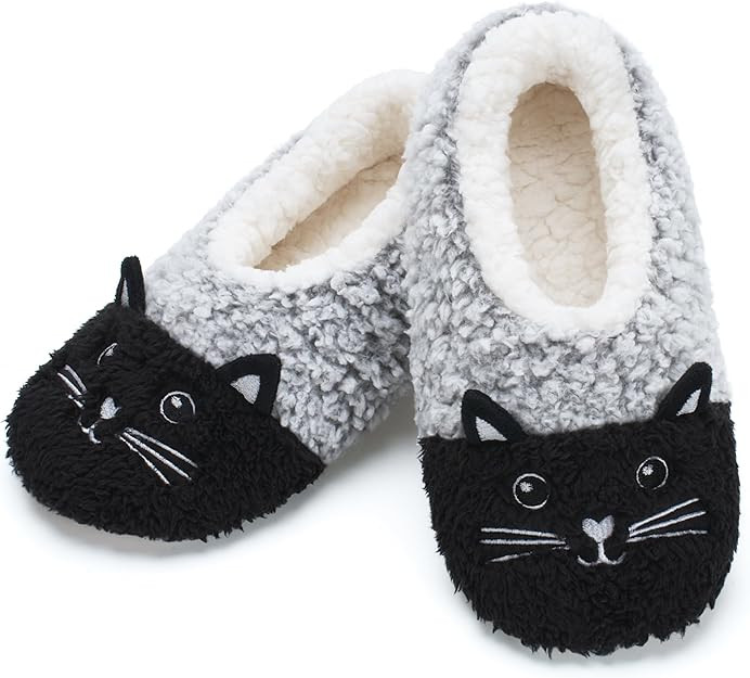cosyone1997 Cute Animal Slippers for Kids Girls Women, Fuzzy House Socks with Soft Anti-Skid Sole... | Amazon (US)