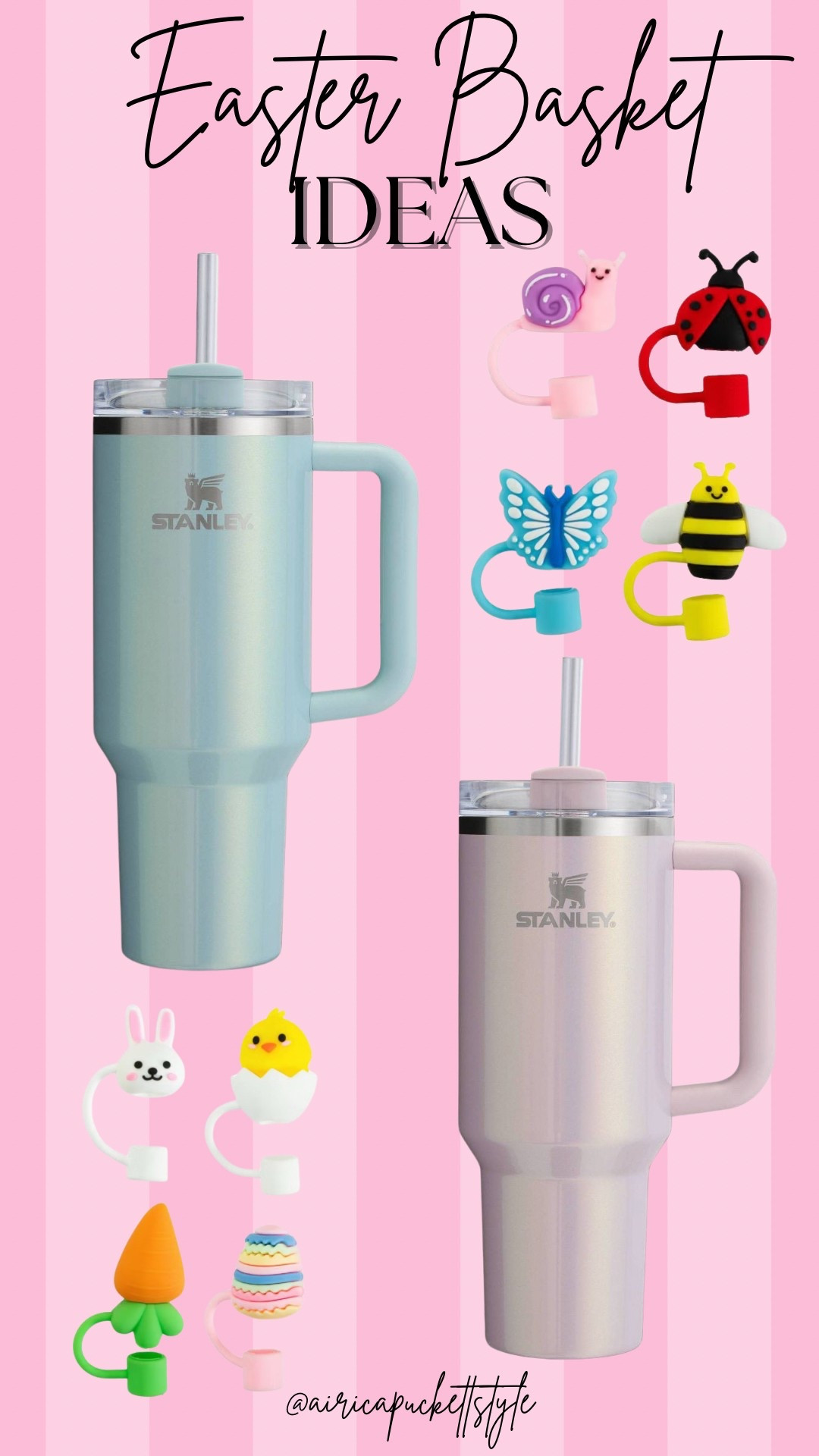 Easter basket idea | new Stanley tumblers from Target | straw topper charms 

#LTKKids #LTKFindsUnder50 #LTKGiftGuide