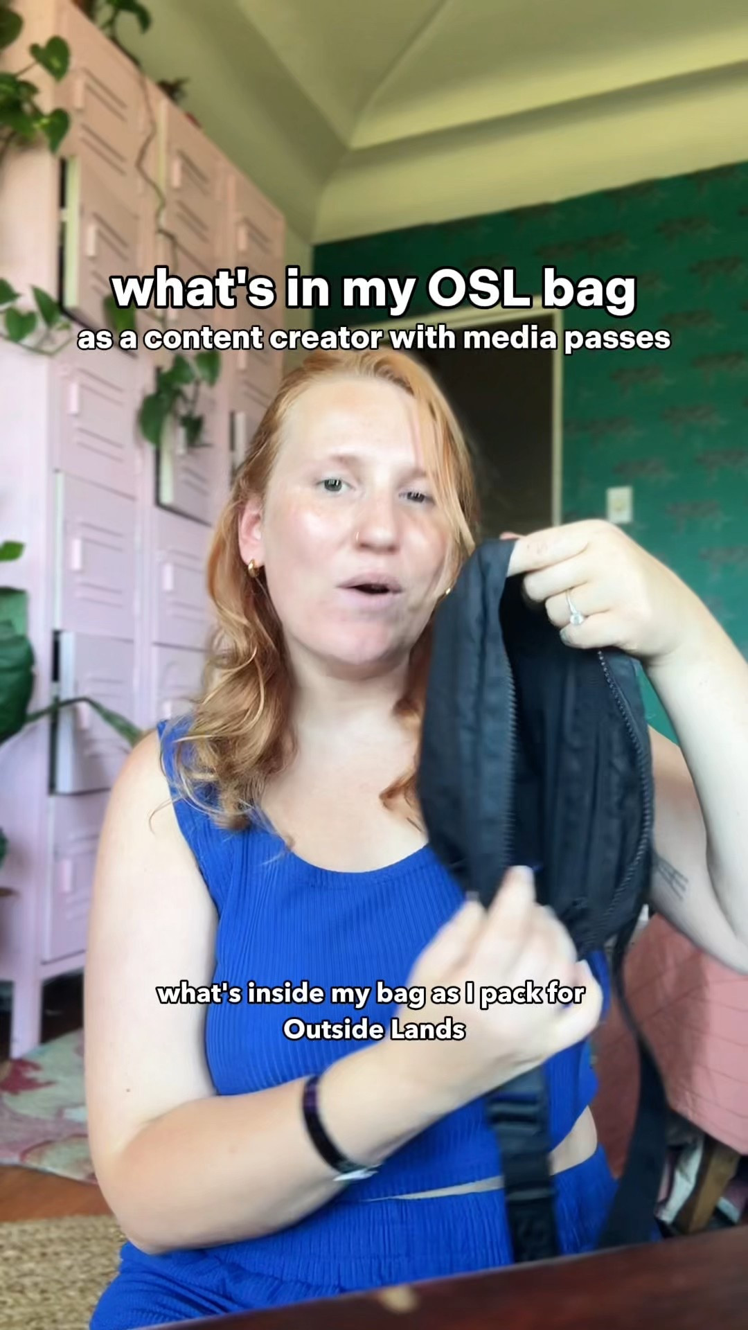 What's inside my bag as I pack for outside lands music festival in San Francisco Golden Gate Park I go to this festival every year. I always bring my big bag and a clear backpack like this one from Jan festival outfits are hard for this cause it always foggy so I always bring a jacket. #sanfrancisco #festivaloutfit #size14 #baggu #jansport #festival #goldengatepark #outsidelands 