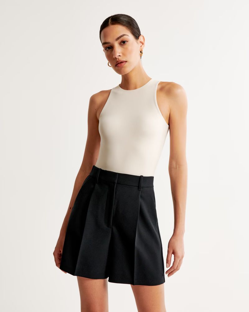 Women's Ultra High Rise Tailored Short | Women's | Abercrombie.com | Abercrombie & Fitch (US)