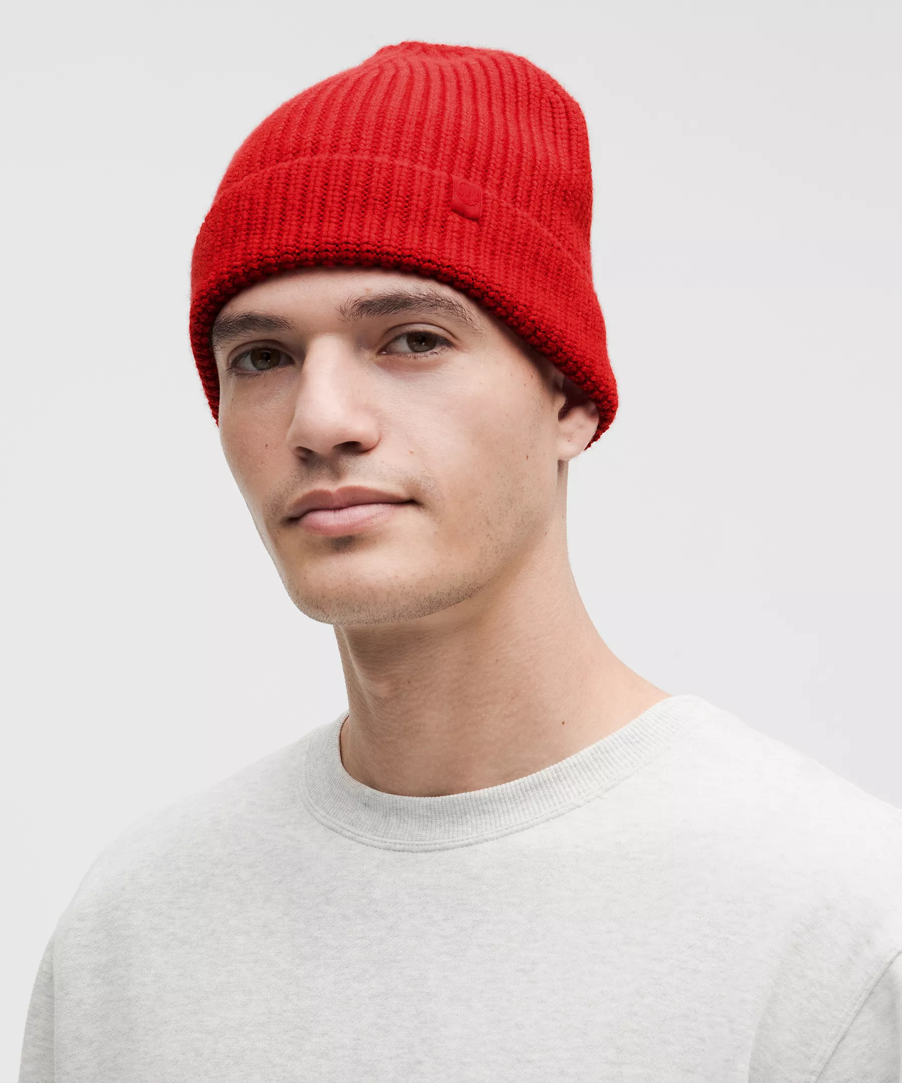 Close-Fit Wool-Blend Ribbed Knit Beanie | Lululemon (US)