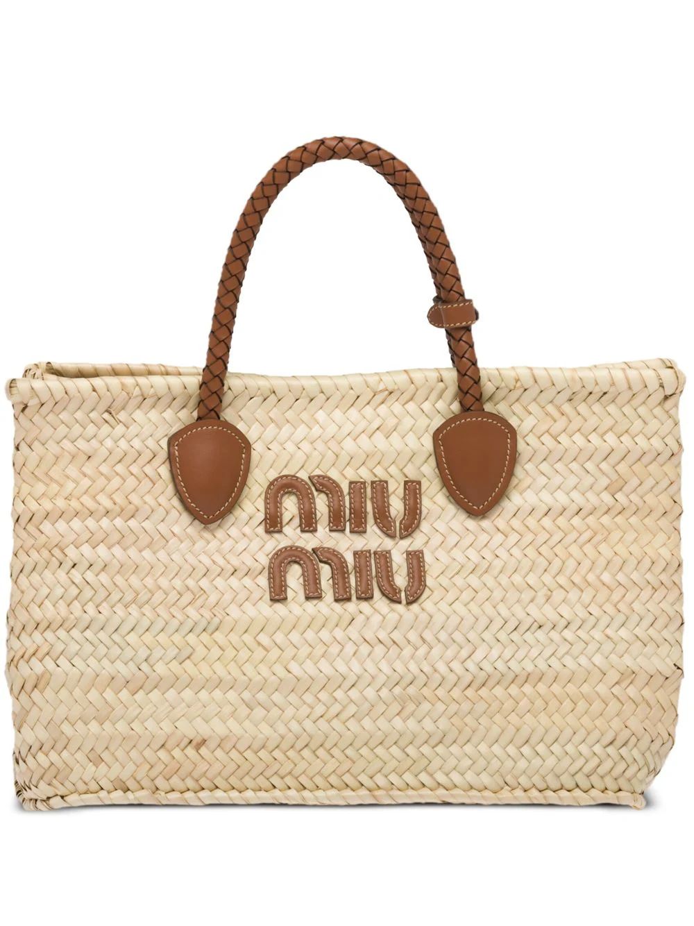 Miu Miu Palmetto Tote Bag  - Farfetch | Farfetch Global