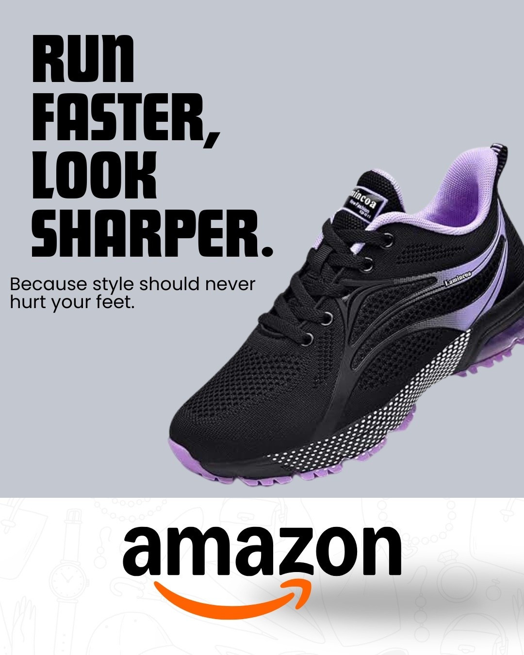 Your new everyday sneaker obsession 🖤💜 Comfortable, stylish, and made for life on the go. #LTKFinds #AmazonFashion #SneakerStyle #EverydayOutfit #ComfyAndCute 👟✨