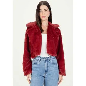 Casaco Teddy com Transpasse Vermelho PP | OffPremium (BR)