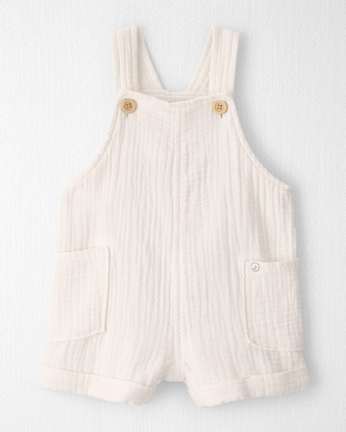 Baby Organic Cotton Gauze Shortalls | Carter's Inc
