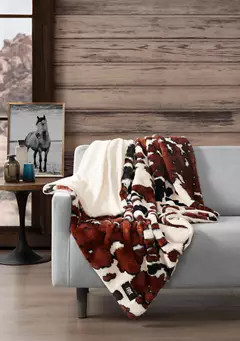 Frye Printed Faux Fur Throw | Belk