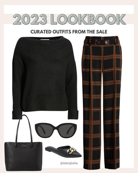 Fall workwear outfit. Love these fun pants and boat neck top.

#LTKxNSale #LTKworkwear #LTKFind