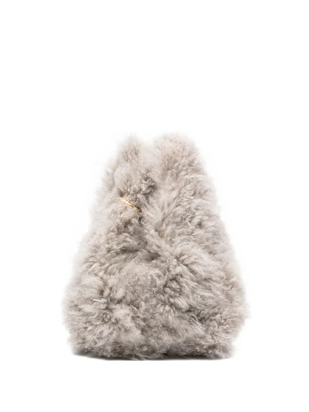 Simonetta Ravizza shearling shoulder bag - Grey | Farfetch Global