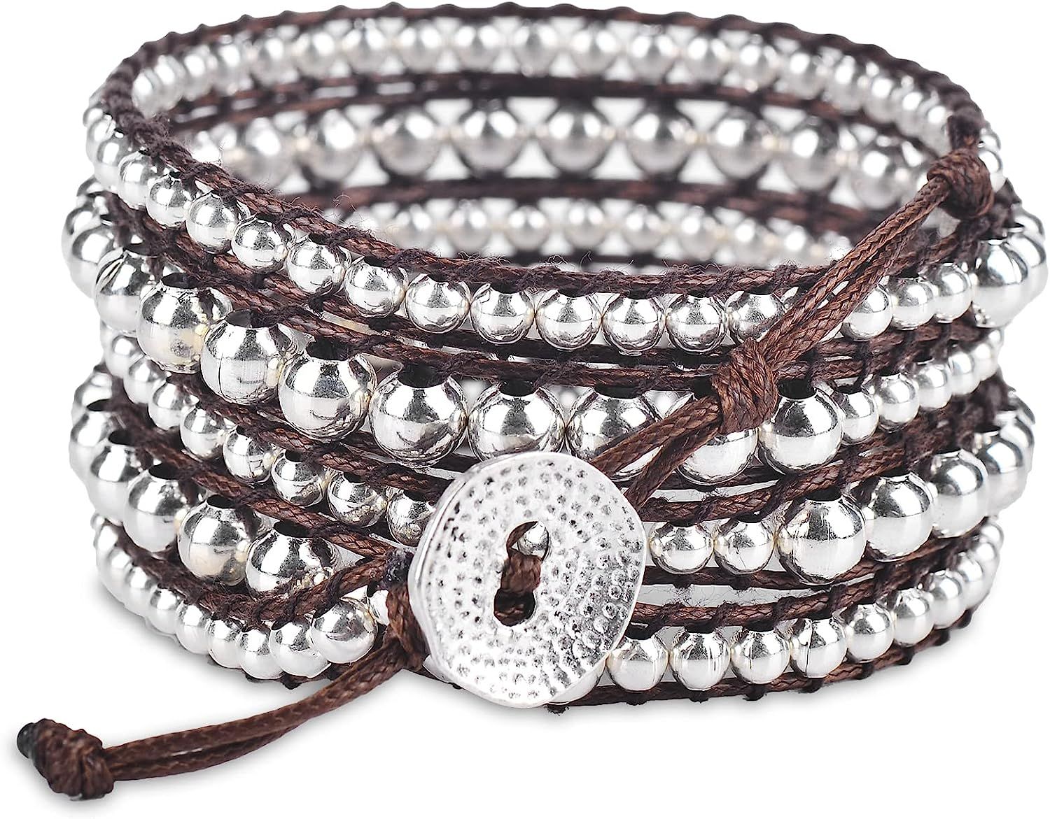 Spirit Wrist Wrap Beaded Bracelets – Boho Bracelets for Women & Men – Bead Bracelet – Handm... | Amazon (US)