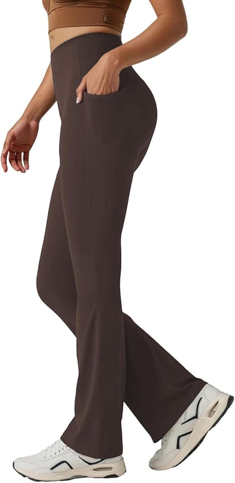 TOPYOGAS Women's Bootcut Yoga Pants High Waist Tummy Control Flare Leggings Workout Bottoms with ... | Amazon (US)