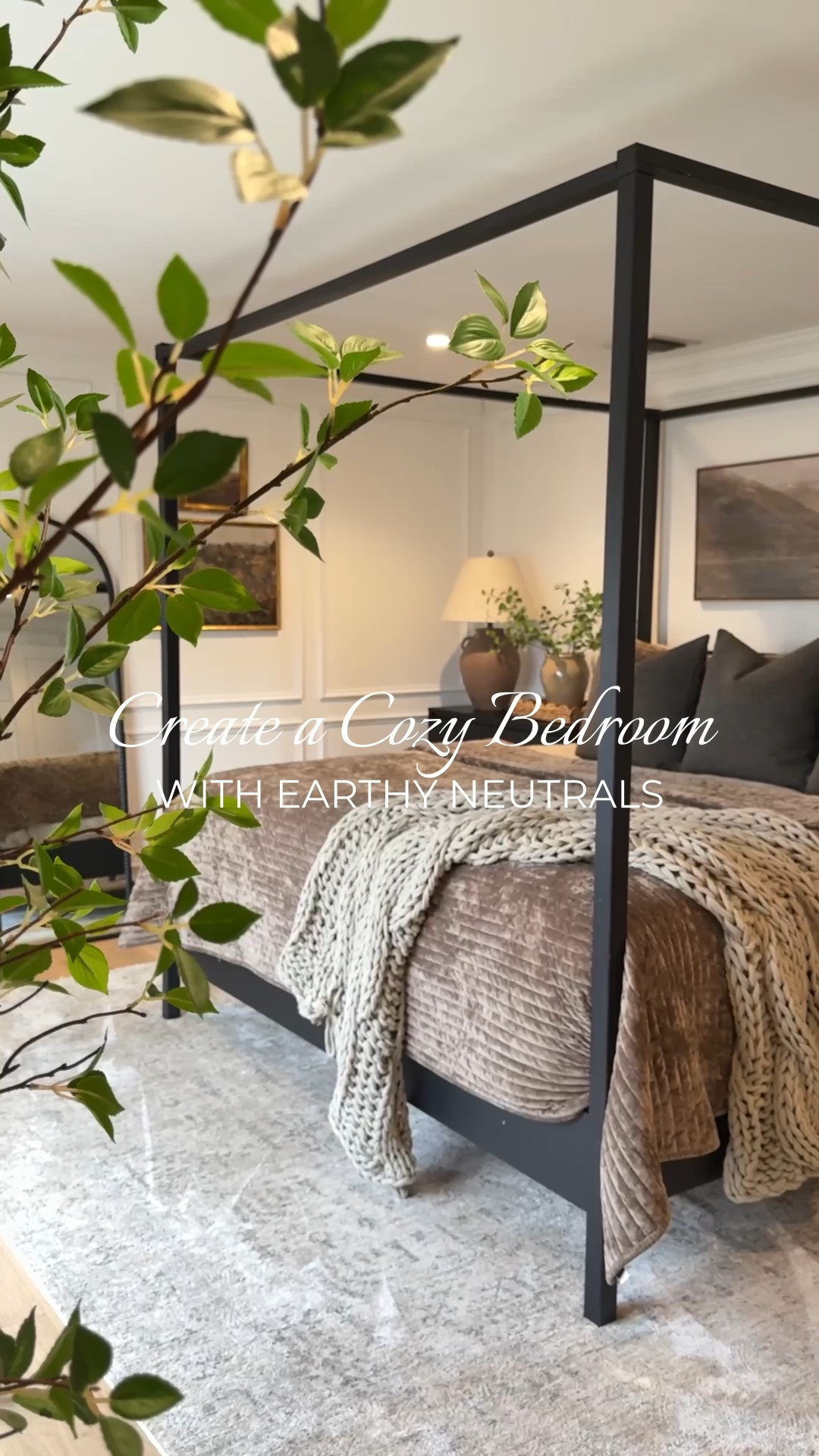 Cozy, earthy bedding and bedroom decor. 
🤎



#LTKHome #LTKSaleAlert #LTKStyleTip