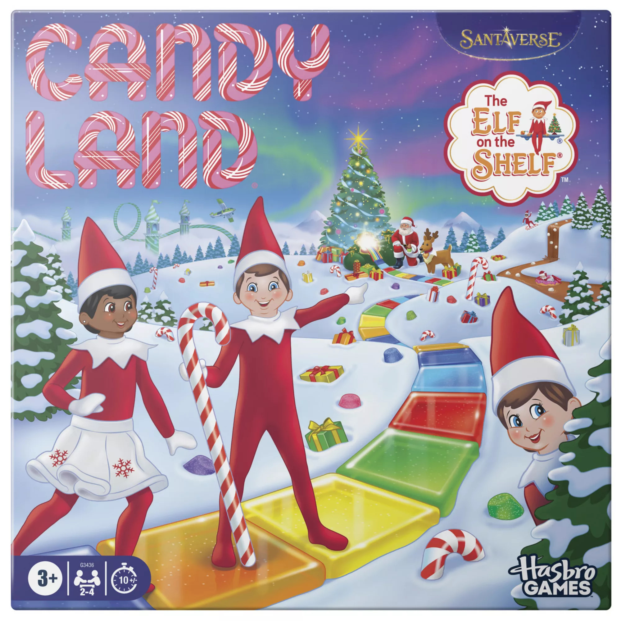 Candy Land: The Elf on the Shelf Board Game by Hasbro, Multi | Kohl's