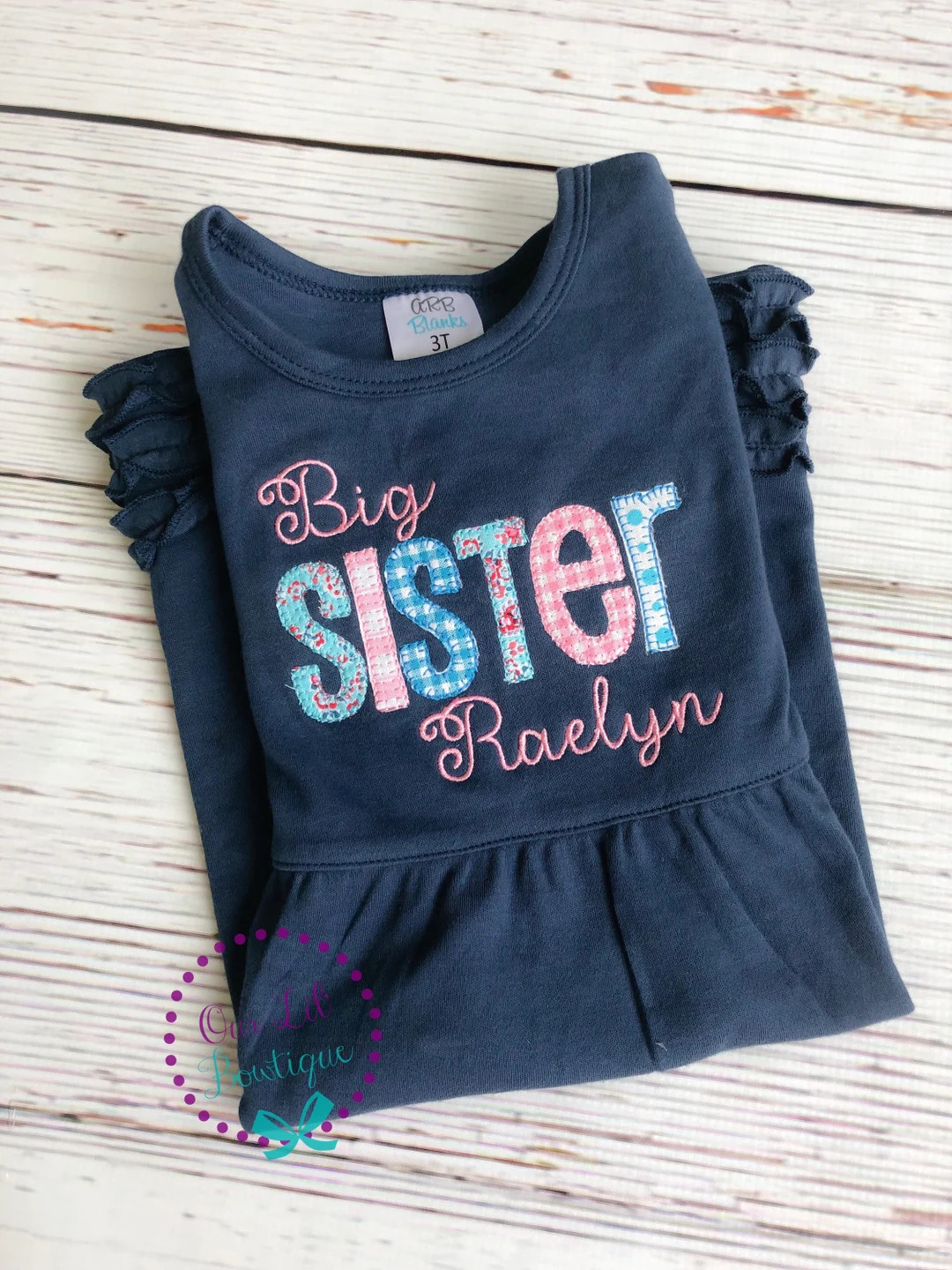 Big Sister Dress Baby Announcement Big Sister Little Sister Sibling Shirts Pregnancy Announcement... | Etsy (US)