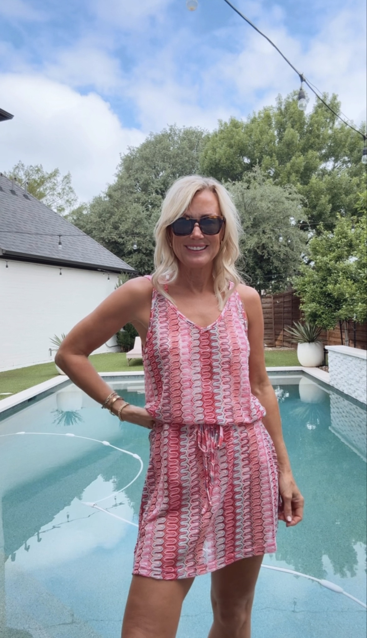 The perfect coverup to throw on and go!

Size: Small

#LTKSeasonal #LTKOver40 #LTKSwim