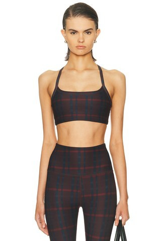 Beyond Yoga SoftMark Slim Racerback Bra in Wine | FWRD 