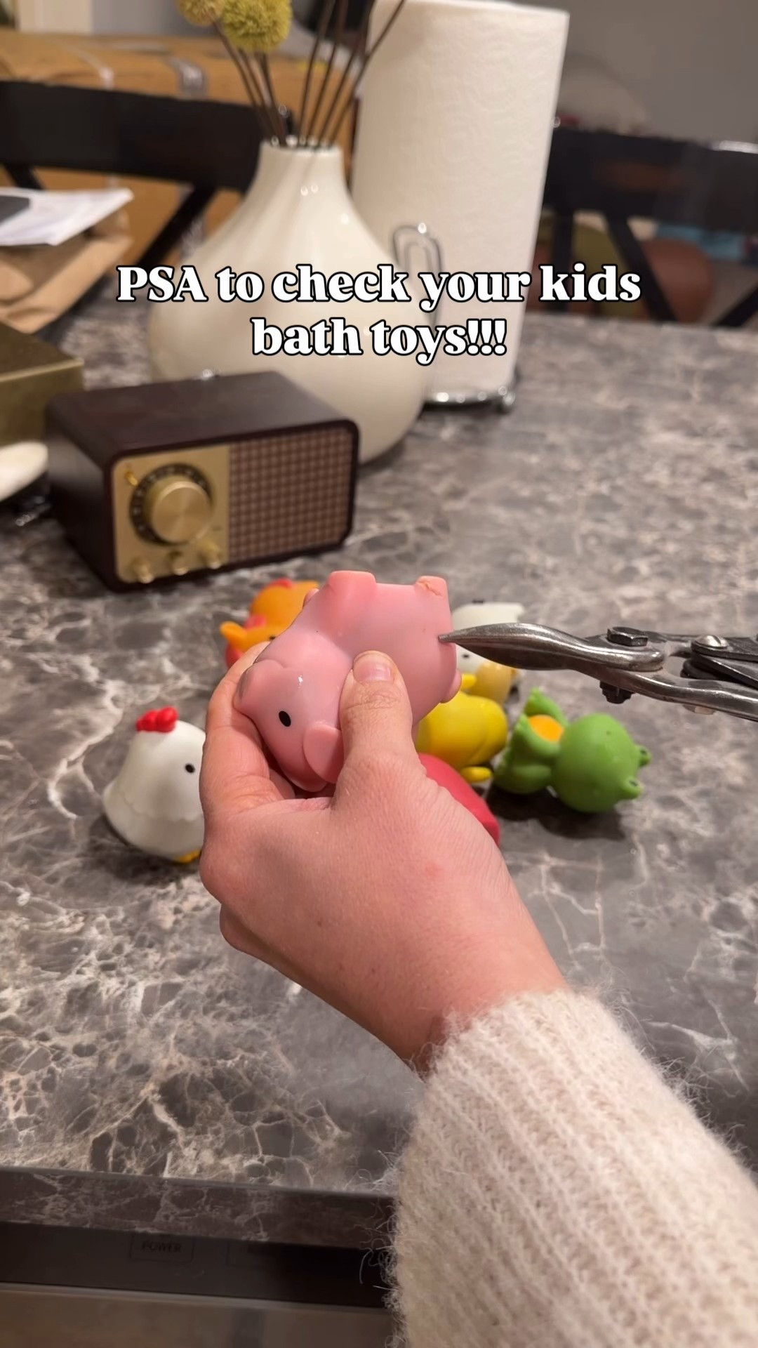 Foam letters are also prone to mildew!!! I made a list of safe, recommended bath toys for you! 🫶🏼

#kidsafety #mom #momlife #safety #safetytips 