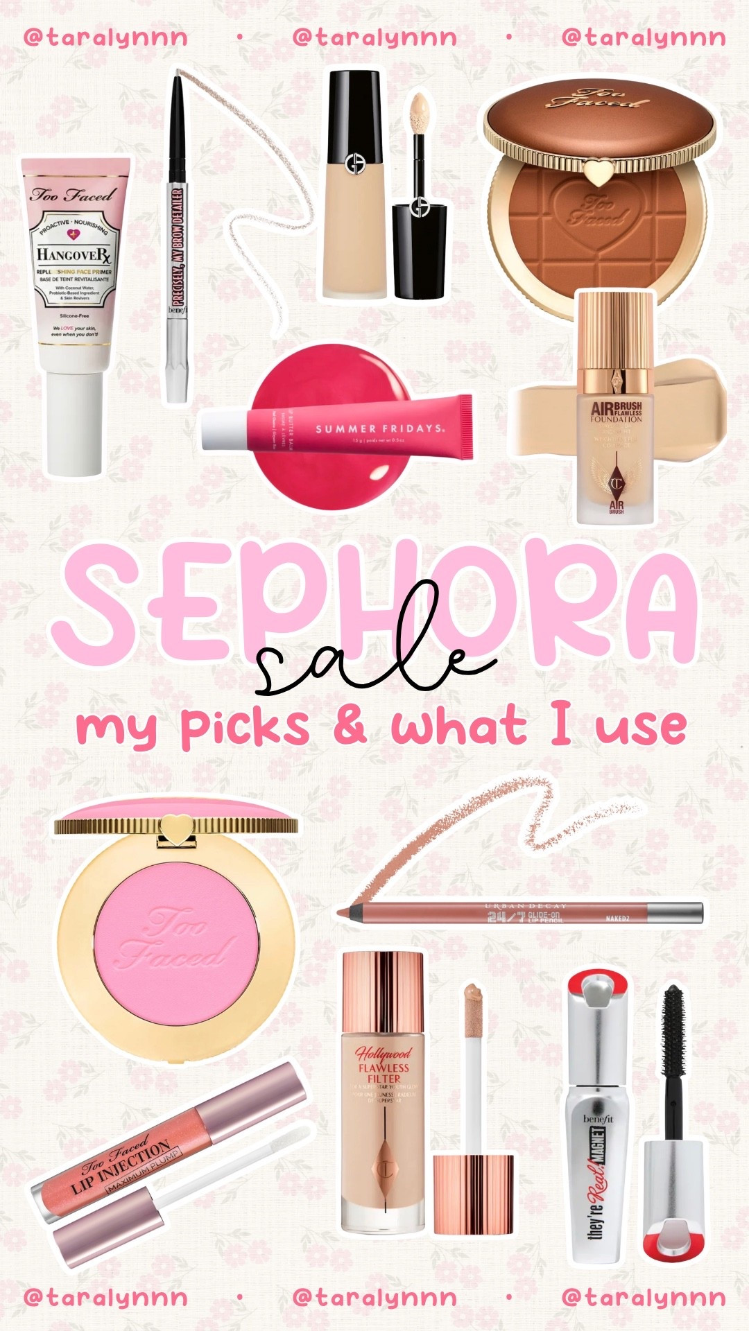 The Sephora sale ends today!! These are all my very favorites that I have used and repurchased over and over! Grab them during the sale! 🛍️ USE CODE: SPRINGSALE

@Sephora #sephora #makeup #beauty #sale #discount #blush #lipliner #mascara #lipgloss 

#LTKselfcare #LTKSaleAlert #LTKBeauty