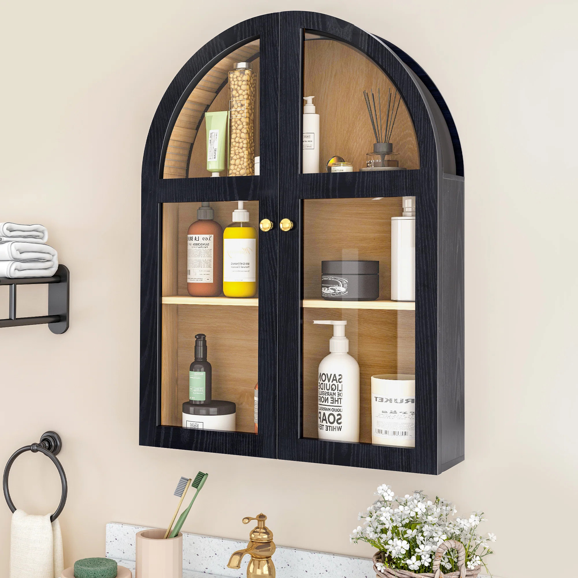 31.5" Arched Acrylic Wall Cabinet | Wayfair North America