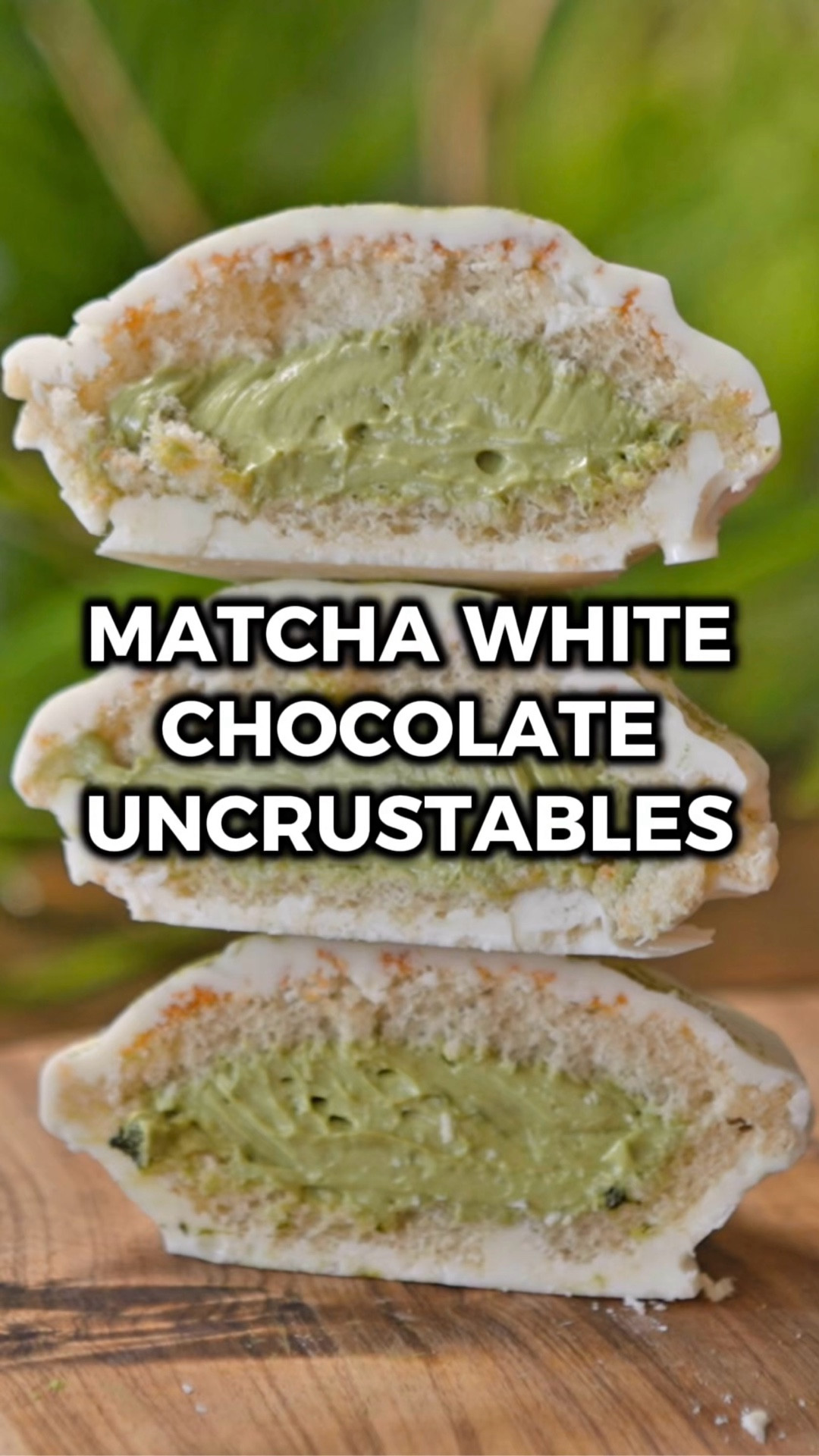 I've been on an Uncrustables kick lately, and while those French toast ones were incredible, these matcha cream cheese ones might actually be my favorite. The combo of crispy fried bread, creamy matcha filling, and that white chocolate coating is just 🤯

The matcha cream cheese filling is SO good. Sweet, earthy, and perfectly balanced. Then you get that crunch from the fried bread and the white chocolate adds this extra layer of decadence that makes them feel like a legit dessert.

Fair warning: I may or may not have eaten the entire batch by myself in one sitting. They're that good. No regrets though 😋

Would you try it? Let me know in the comments what you think if you do! 🙌

INGREDIENTS
1 tbsp cream cheese
1 cup heavy whipping cream
1/4 cup powdered sugar
1-2 tbsp matcha powder
1/2 tsp vanilla extract
8 slices white bread
vegetable oil (for spraying)
20 oz white chocolate melting wafers
matcha powder (for dusting)

INSTRUCTIONS
1️⃣ Combine the cream cheese, heavy whipping cream, powdered sugar, matcha powder, and vanilla extract in a mixing bowl. Beat with a hand mixer until stiff peaks form.
2️⃣ Place about 2 tbsp of the matcha cream filling in the center of a bread slice. Top with another slice and use an uncrustables maker to seal and crimp the edges. Do this with the remaining bread slices.
3️⃣ Lightly spray the sealed pockets with oil and air fry for 3-5 minutes or until golden brown and crispy on the outside.
4️⃣ Put the white chocolate wafers in a microwave-safe bowl and microwave for 45 seconds. Stir for about 10 seconds, then microwave again for 10 seconds. Keep repeating this process in short bursts until the chocolate is completely melted and smooth - don't overheat or it can burn and seize up.
5️⃣ Dip each uncrustable into the melted chocolate, coating it completely on all sides.
6️⃣ Line a baking sheet with parchment paper and arrange the chocolate-coated uncrustables on it. Freeze for 10 minutes or until the chocolate hardens.
7️⃣ Dust with matcha powder before serving.
8️⃣ Enjoy!

#LTKfoodie #LTKHome