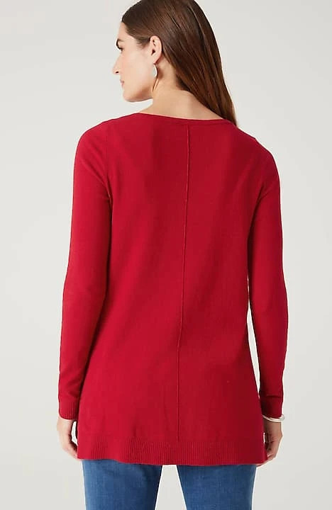Pintucked Sweater-Tunic | J. Jill