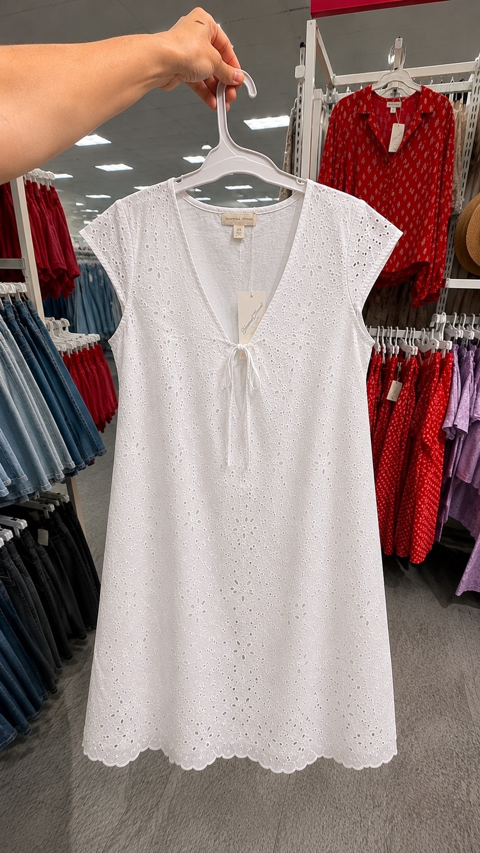 Beautiful eyelet mini dress for summer!

#LTKOver40 #LTKSeasonal